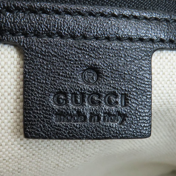 Gucci Horsebit Tote Bag Leather Black - Picture 6 of 9